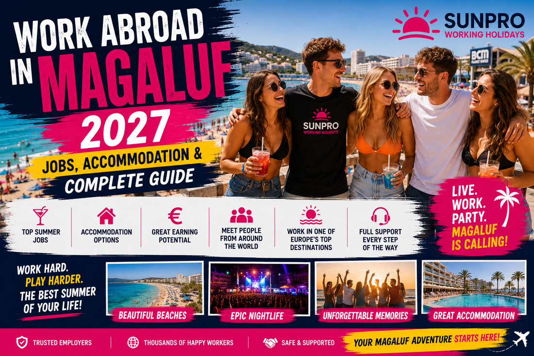 Work Abroad in Magaluf 2027 – Jobs, Accommodation & Complete Guide