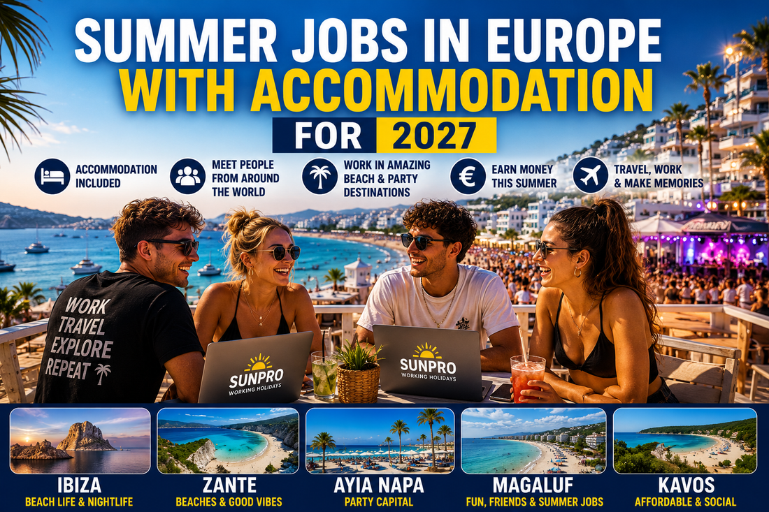 Summer Jobs in Europe With Accommodation for 2027